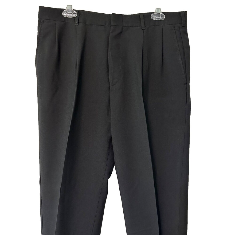 Christopher Cannes Paris/London 34 X 31 men's black dress pants - Picture 2 of 8